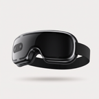 Lidly Pro air compression eye massager, black